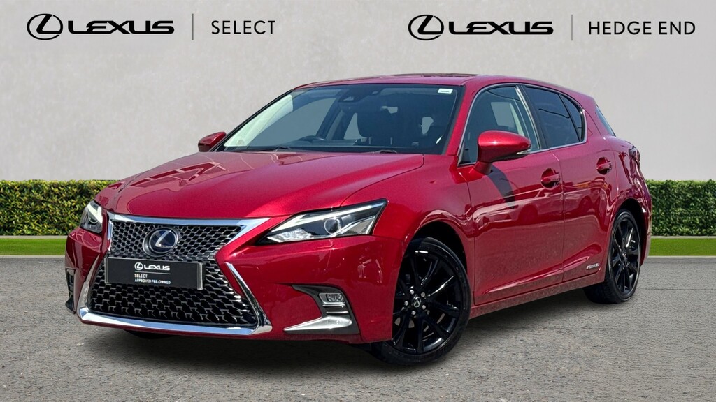 Lexus CT 1.8 200H Premier Hatchback Hybrid Cvt E Red #3