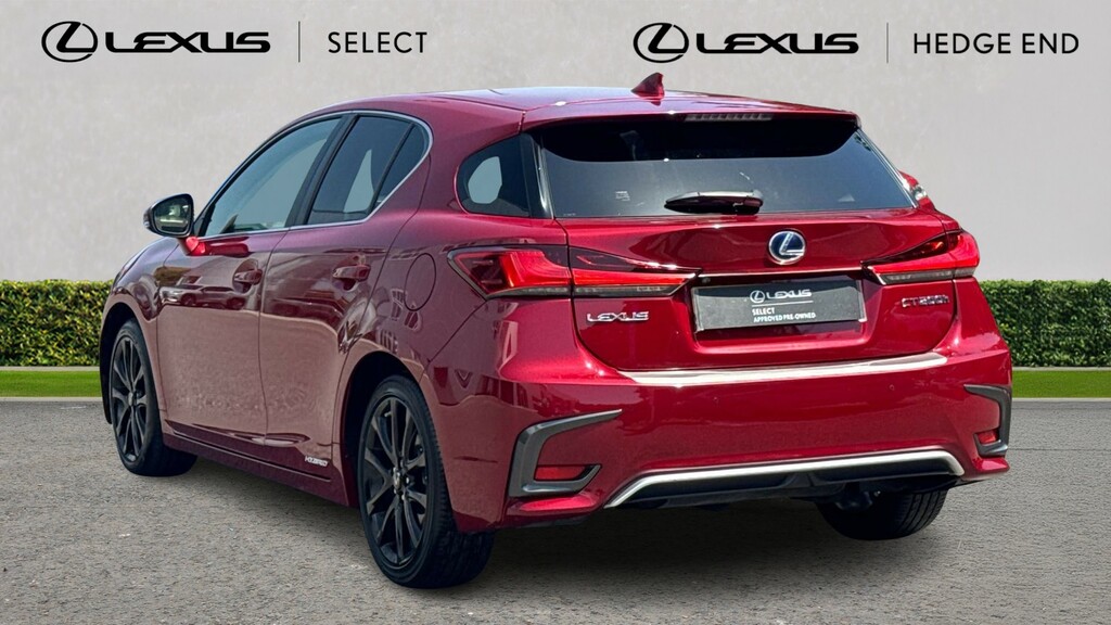 Lexus CT 1.8 200H Premier Hatchback Hybrid Cvt E Red #4