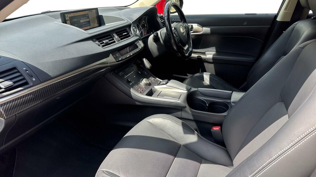 Lexus CT 1.8 200H Premier Hatchback Hybrid Cvt E Red #5