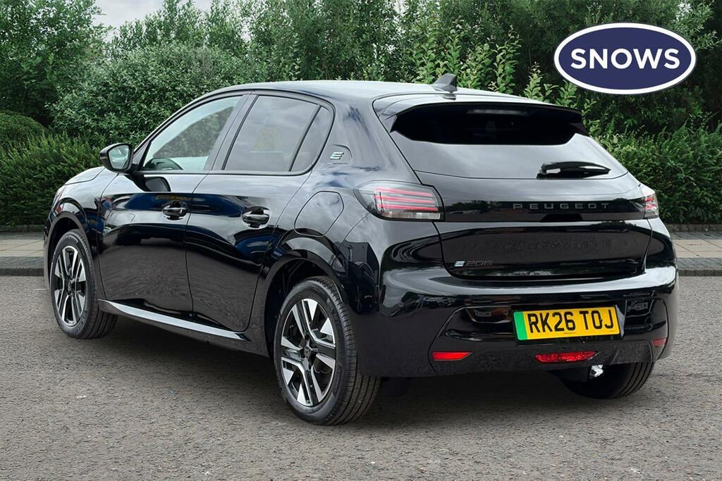 Peugeot e-208 51Kwh Allure 7.4Kw Charger Black #3
