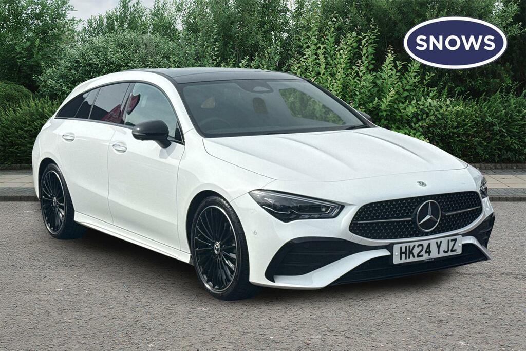 Mercedes-Benz CLA Class 1.3 Cla180h Mhev Amg Line Premium Plus Shooting White