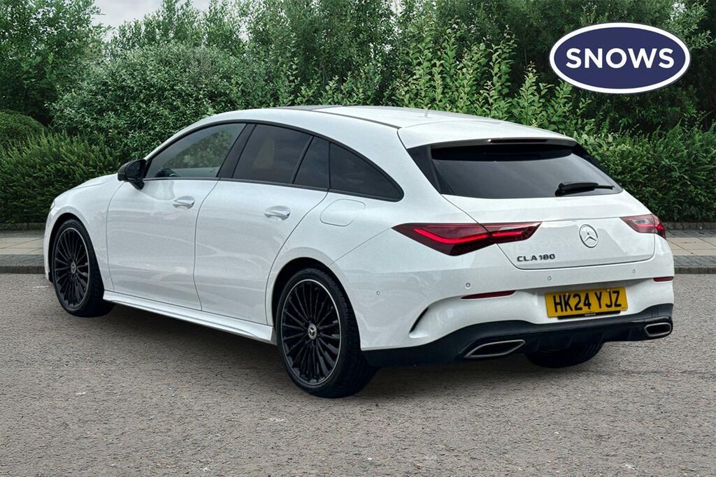 Mercedes-Benz CLA Class 1.3 Cla180h Mhev Amg Line Premium Plus Shooting White #3