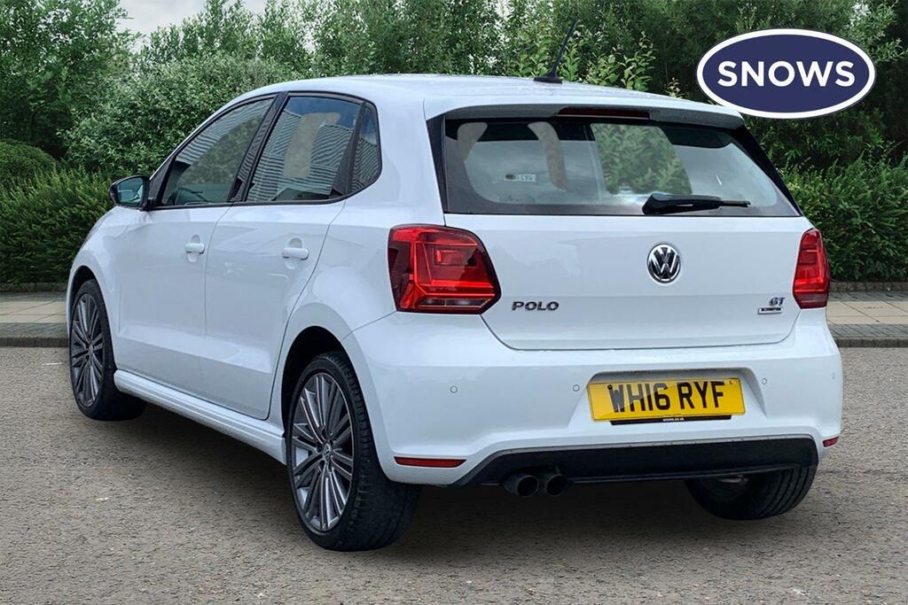 Volkswagen Polo 1.4 Tsi Bluemotion Tech Act Bluegt Dsg Euro 6 Ss WH16RYF White #3