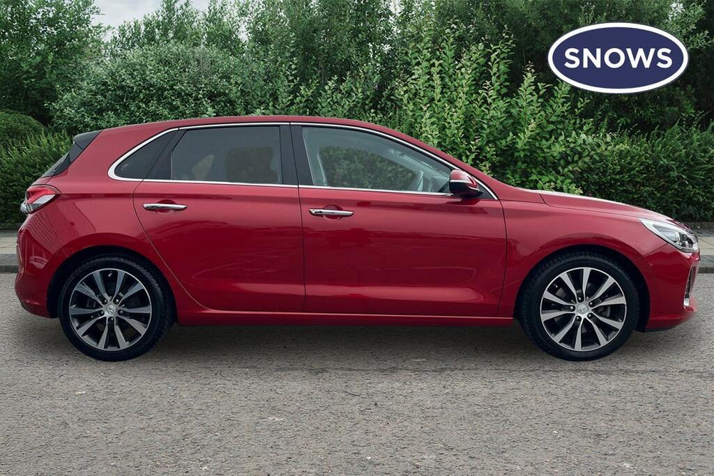 Hyundai I30 1.4 T-gdi Blue Drive Premium Dct Euro 6 Ss Red #4