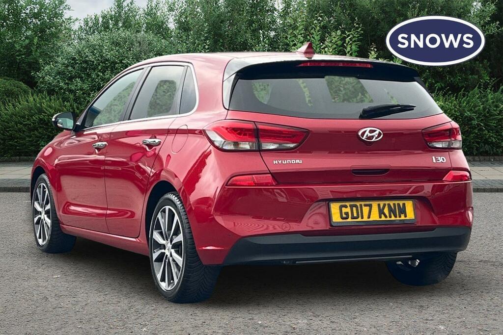 Hyundai I30 1.4 T-gdi Blue Drive Premium Dct Euro 6 Ss Red #3