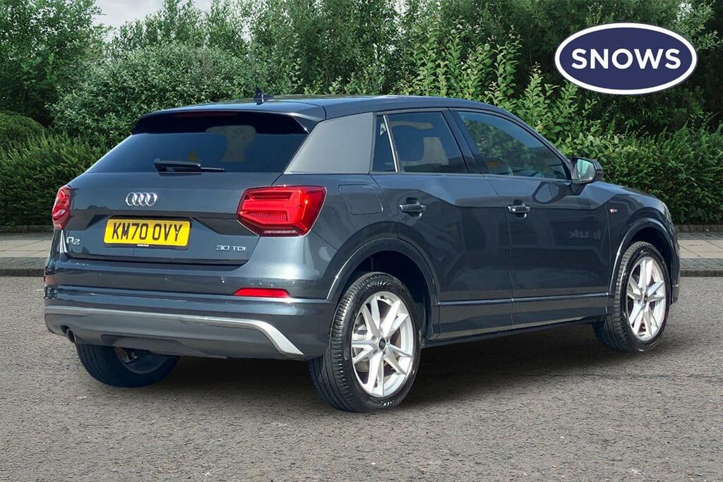 Audi Q2 1.6 Tdi 30 S Line S Tronic Euro 6 Ss KM70OVY Grey #3