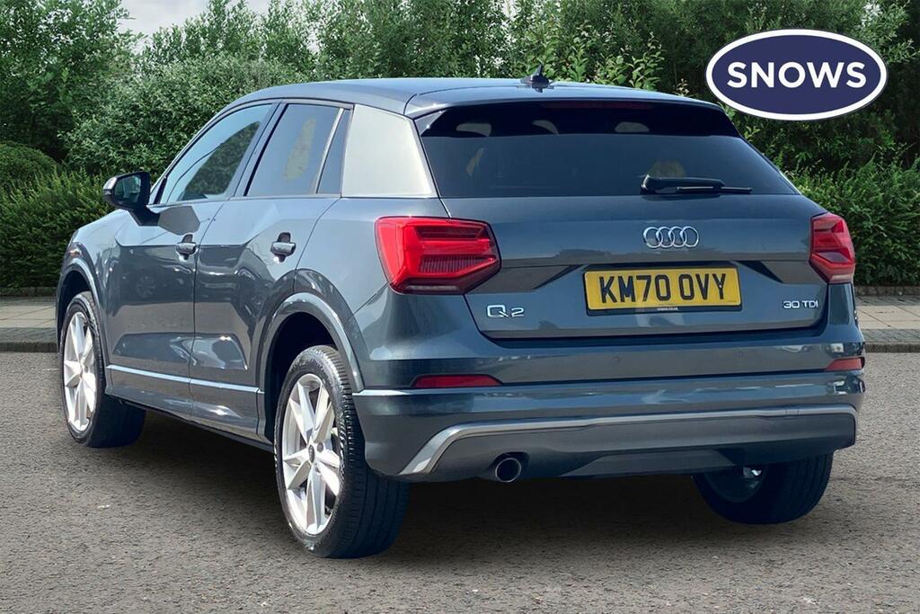 Audi Q2 1.6 Tdi 30 S Line S Tronic Euro 6 Ss KM70OVY Grey #5