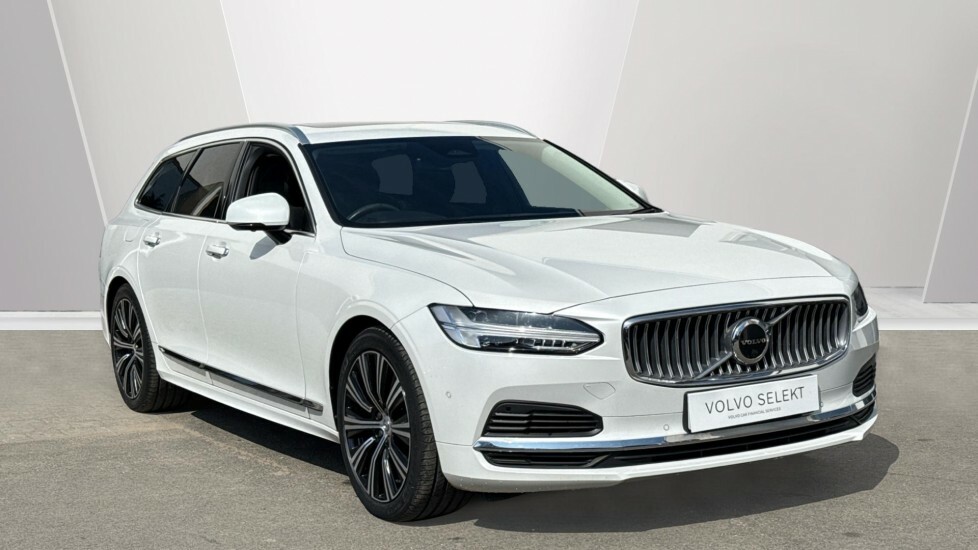 Volvo V90 Recharge Inscription, T6 Awd Plug-in Hybrid White