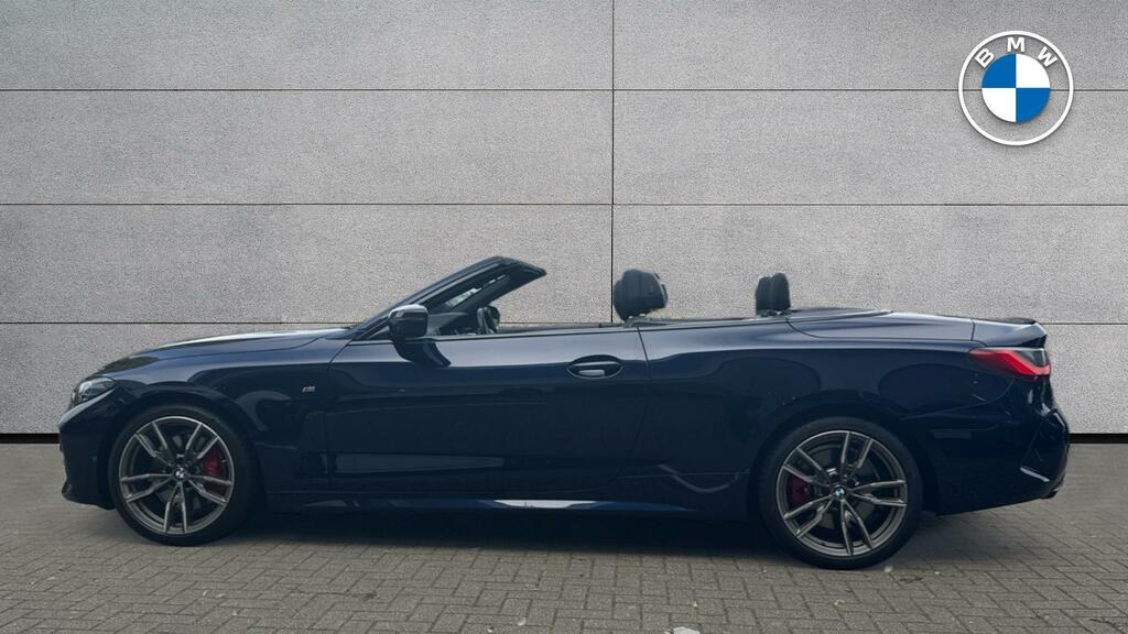 BMW 4 Series M440d Xdrive Convertible Blue #3