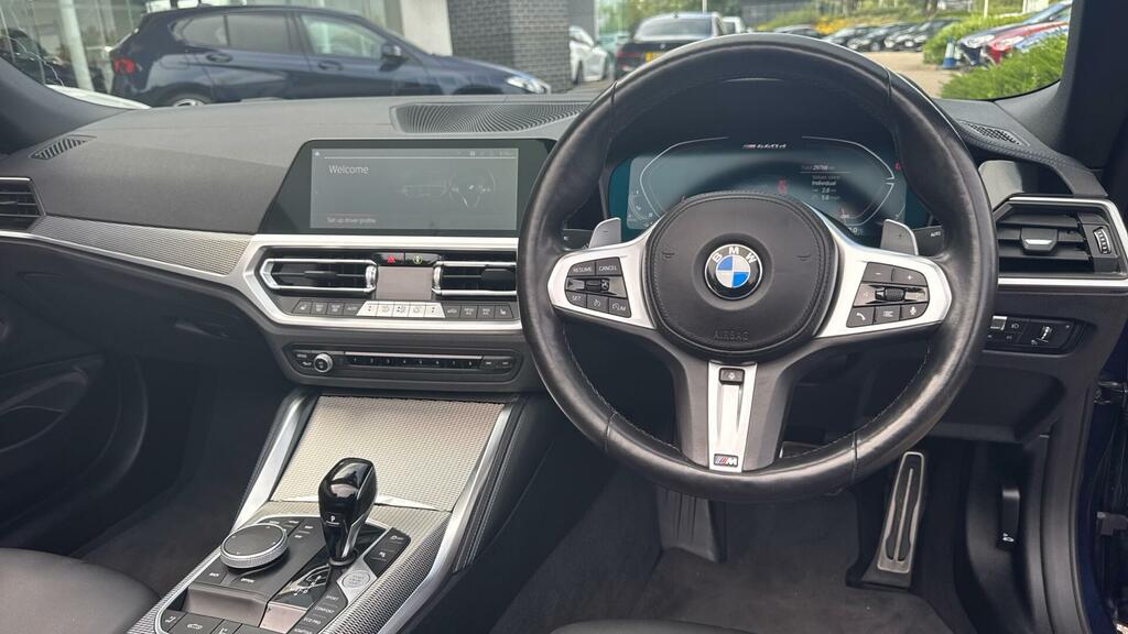 BMW 4 Series M440d Xdrive Convertible Blue #5