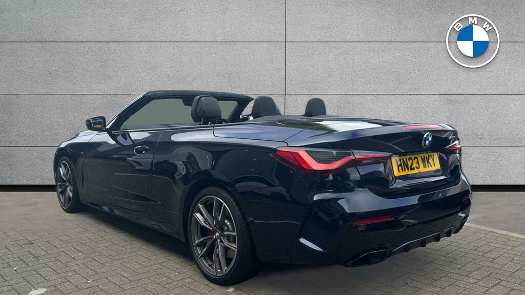 BMW 4 Series M440d Xdrive Convertible Blue #2