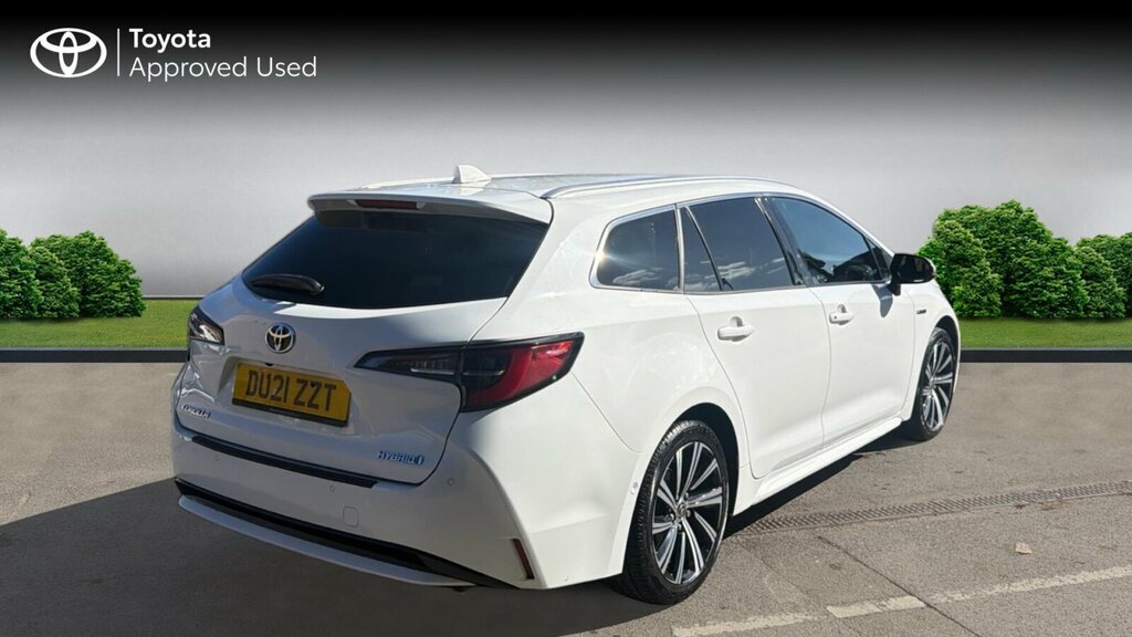 Toyota Corolla 1.8 Vvt-h Design Touring Sports Cvt Euro 6 Ss 5 White #2