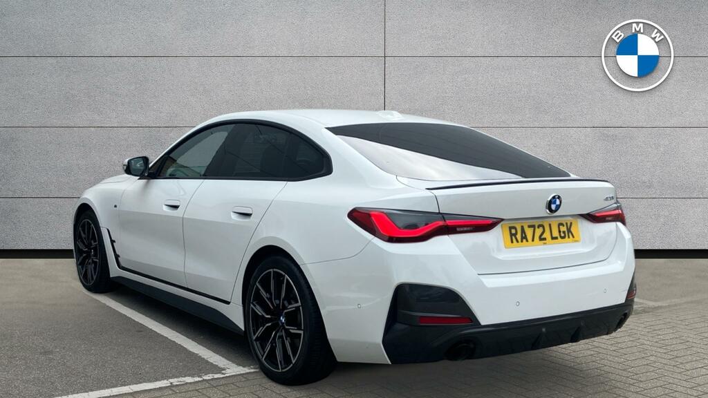 BMW 4 Series Gran Coupe 420I M Sport Gran Coupe White #2