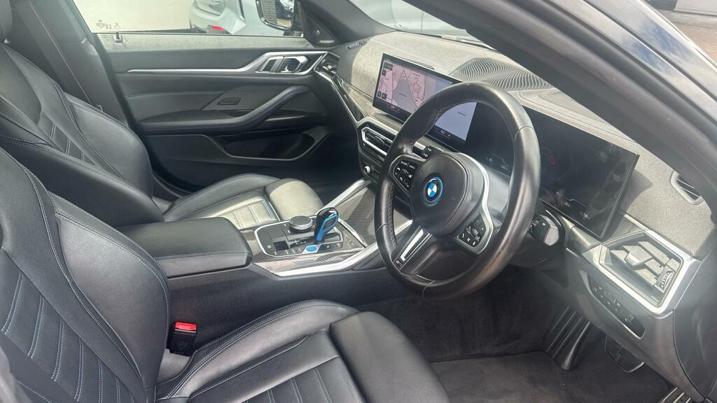 BMW i4 I4 M50 Black #6