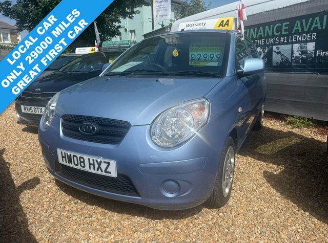 Kia Picanto 2008 1.1 2 Hatchback 126 Gkm, Blue
