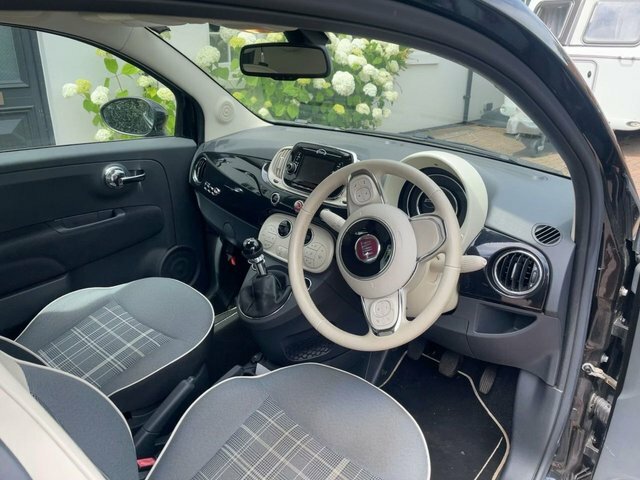 Fiat 500C 2016 0.9 Twinair Lounge Convertible Man Black #4
