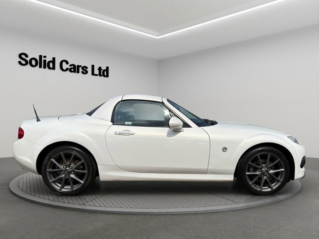 Mazda MX-5 Convertible White #6
