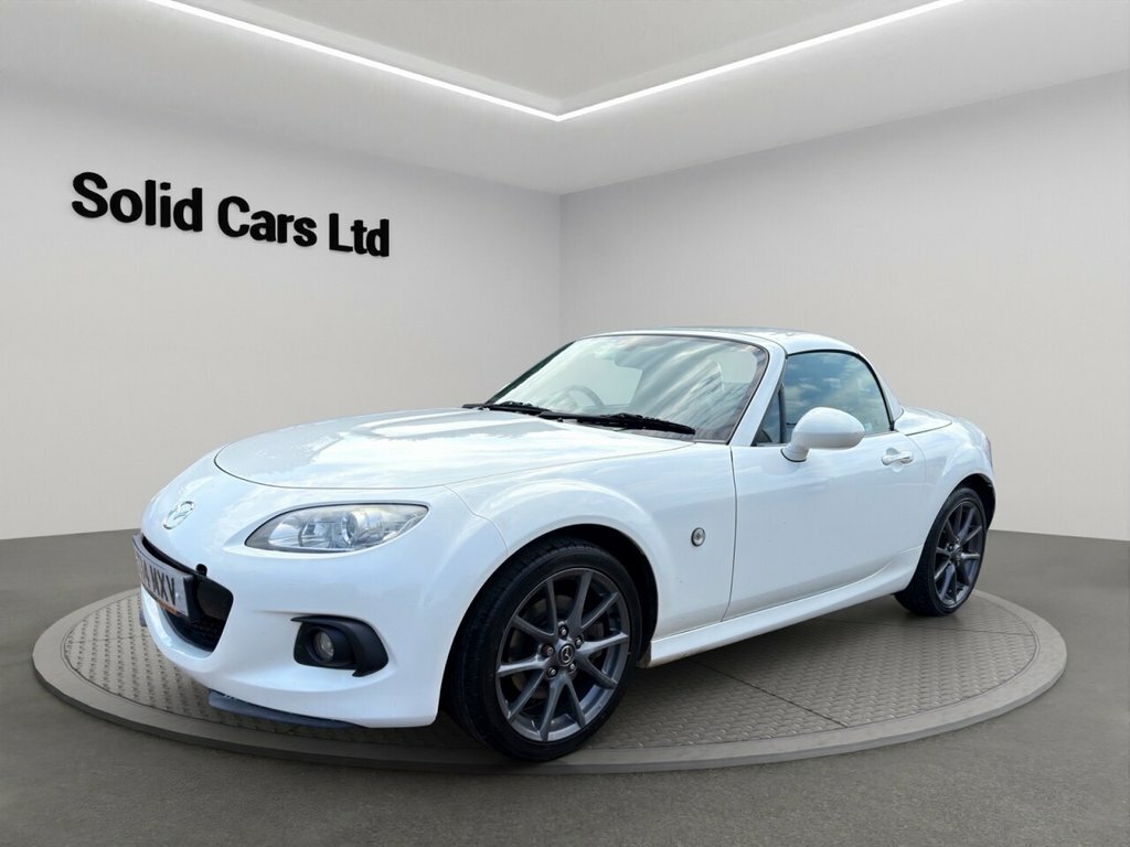 Mazda MX-5 Convertible White #4