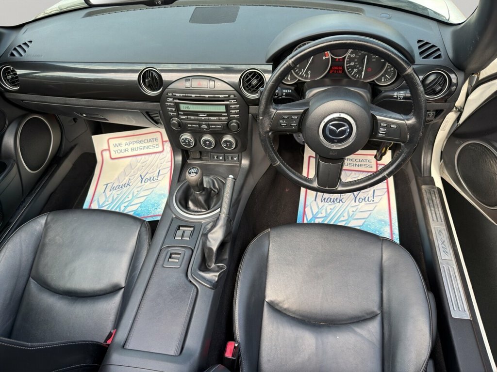 Mazda MX-5 Convertible White #3