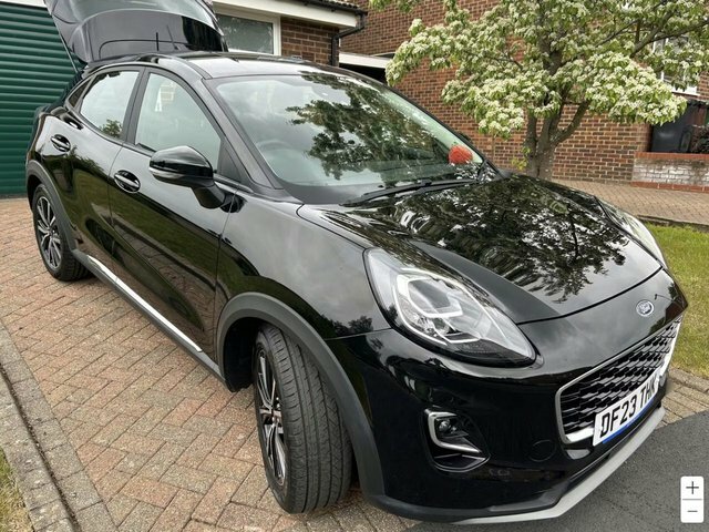Ford Puma 1.0T Ecoboost Mhev Titanium Suv Hybrid Black