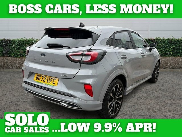 Ford Puma 1.0T Ecoboost Mhev St-line Vignale Suv BG72UFC Grey #3