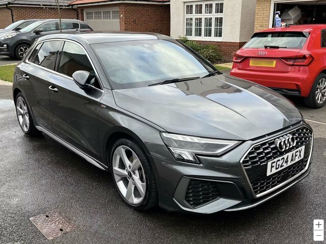 Audi A3 1.0 Tfsi 30 S Line Sportback S Tronic E Grey #4