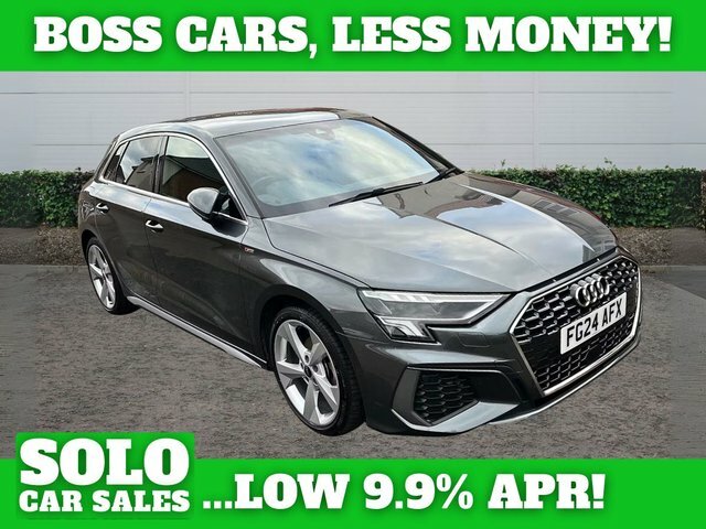 Audi A3 1.0 Tfsi 30 S Line Sportback S Tronic E Grey