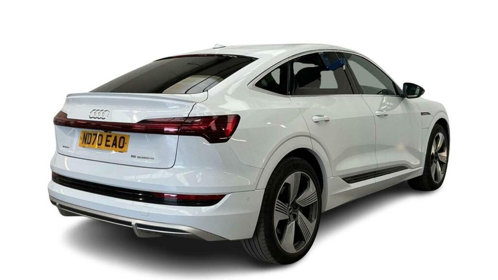 Audi E-tron Suv 55 S Line Sportback Quattro 95Kwh 20 White #4