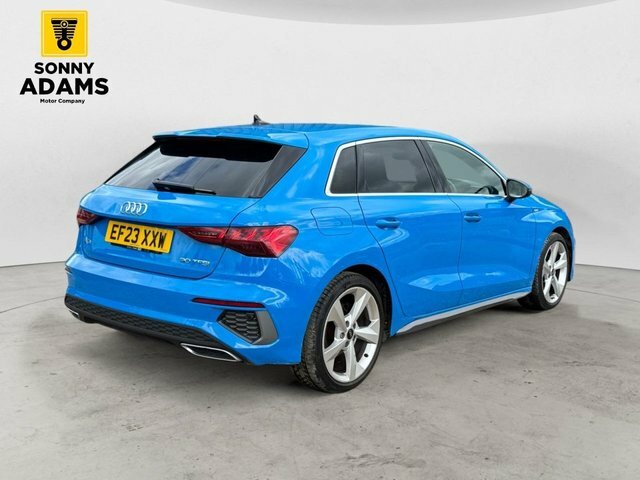 Audi A3 1.0 Tfsi 30 S Line Sportback Eur EF23XXW Blue #4