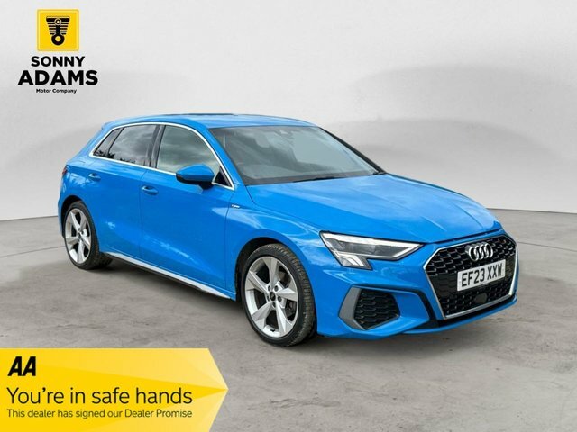 Audi A3 1.0 Tfsi 30 S Line Sportback Eur Blue
