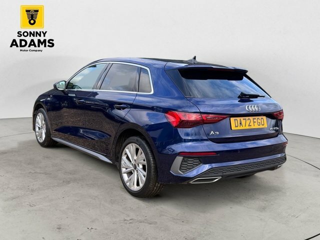 Audi A3 1.4 Tfsie 40 S Line Sportback Plug-in H DA72FGO Blue #6