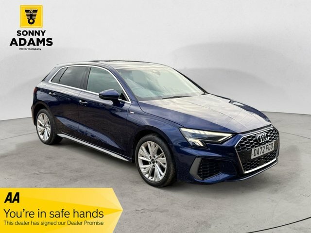 Audi A3 1.4 Tfsie 40 S Line Sportback Plug-in H Blue