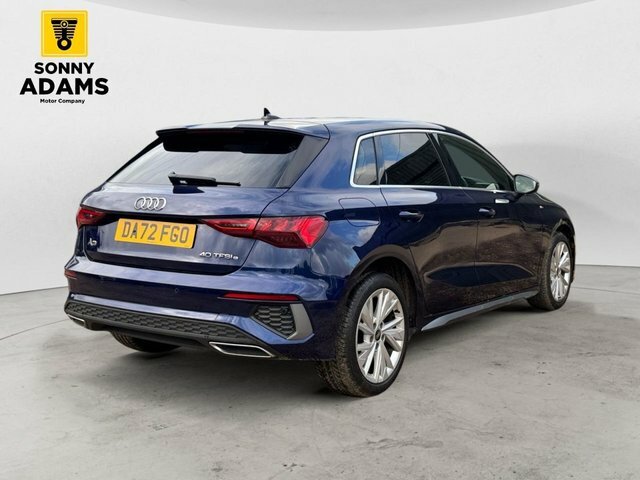 Audi A3 1.4 Tfsie 40 S Line Sportback Plug-in H DA72FGO Blue #4