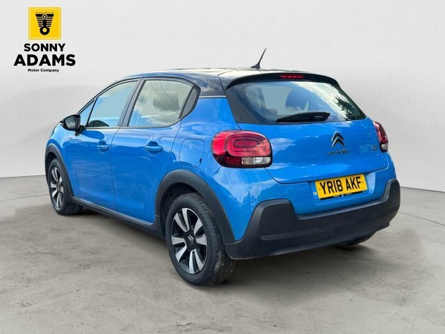 Citroen C3 1.2 Puretech Feel Hatchback Euro YR18AKF Blue #6