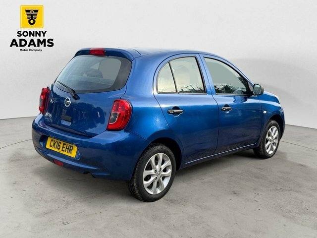 Nissan Micra 1.2 Vibe Hatchback Euro 6 80 Ps Blue #4