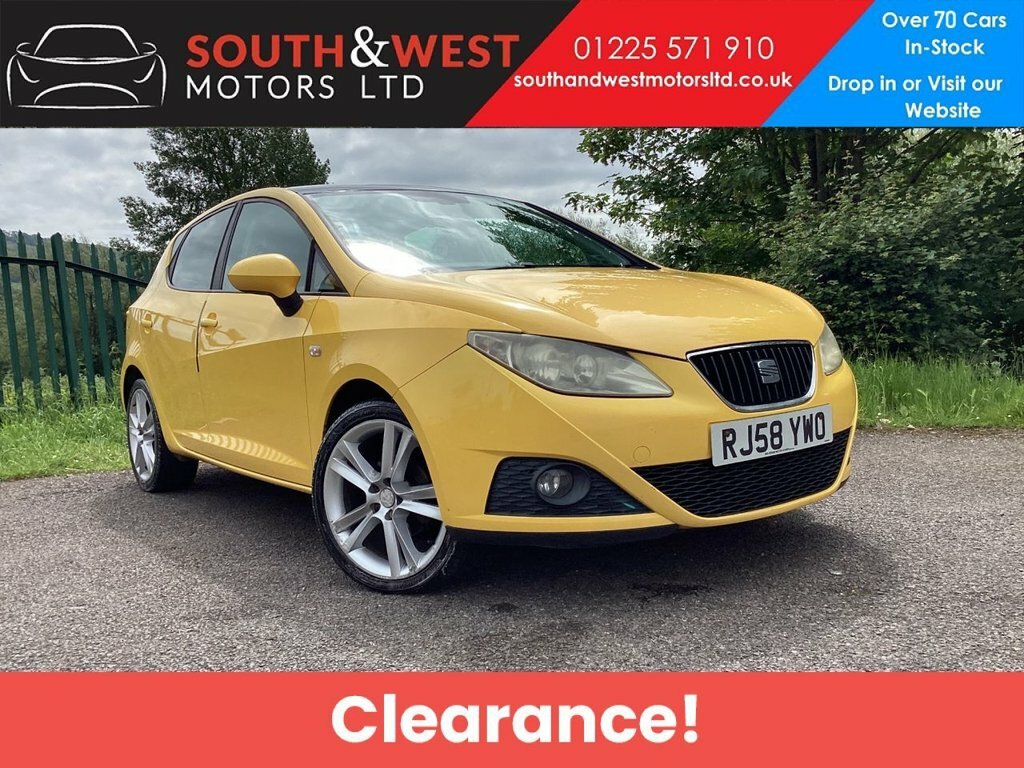 Seat Ibiza Hatchback Yellow