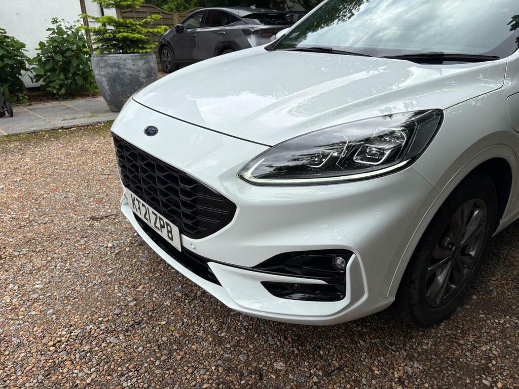 Ford Kuga 2.5 Ecoboost Duratec 14.4Kwh St-line Cvt Euro 6 S KT21ZPB White #4