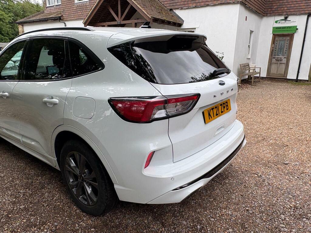 Ford Kuga 2.5 Ecoboost Duratec 14.4Kwh St-line Cvt Euro 6 S KT21ZPB White #5