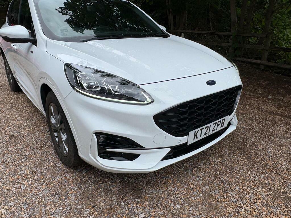Ford Kuga 2.5 Ecoboost Duratec 14.4Kwh St-line Cvt Euro 6 S KT21ZPB White #6