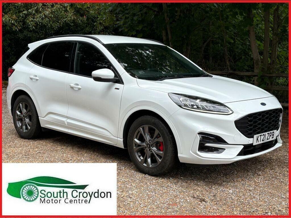 Ford Kuga 2.5 Ecoboost Duratec 14.4Kwh St-line Cvt Euro 6 S White