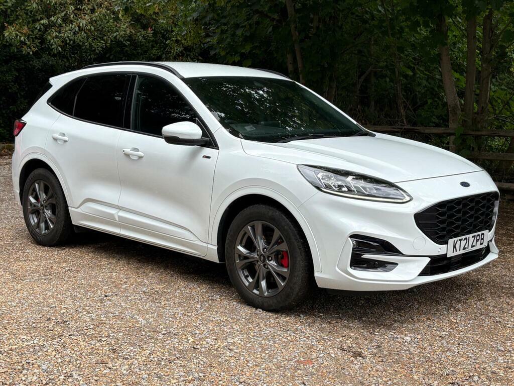 Ford Kuga 2.5 Ecoboost Duratec 14.4Kwh St-line Cvt Euro 6 S KT21ZPB White #2
