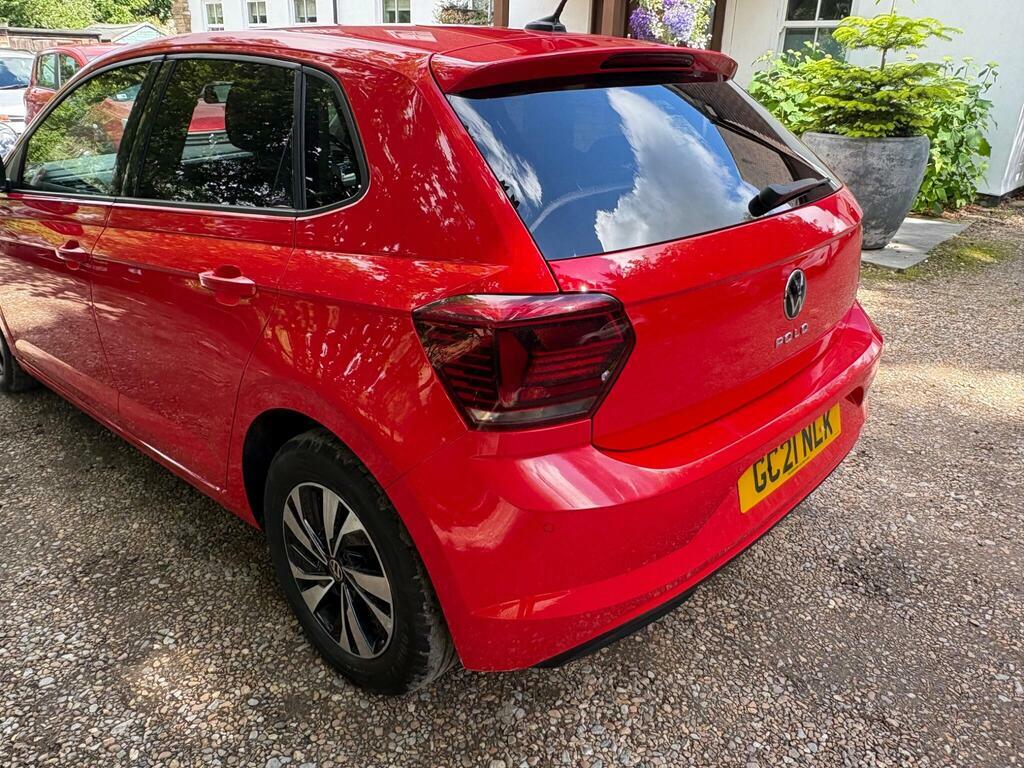 Volkswagen Polo 1.0 Tsi Match Dsg Euro 6 S S Red #4
