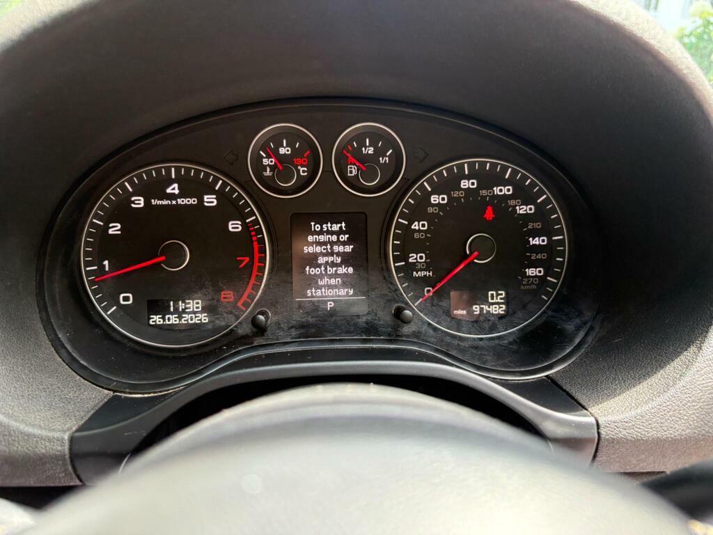 Audi A3 1.9 Tdie Sport Sportback Euro 4 Black #31