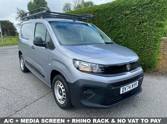 Vauxhall Combo 2300 Prime L1 Swb 1.5Td 100Ps No Vat Grey