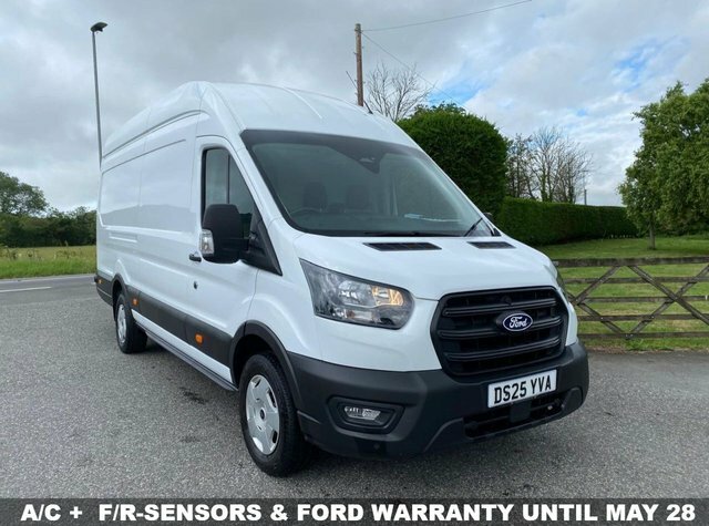Ford Transit Custom 350 Trend L4 H3 Extra Lwb Hightop Rwd 2.0 Ecoblue DS25YVA White
