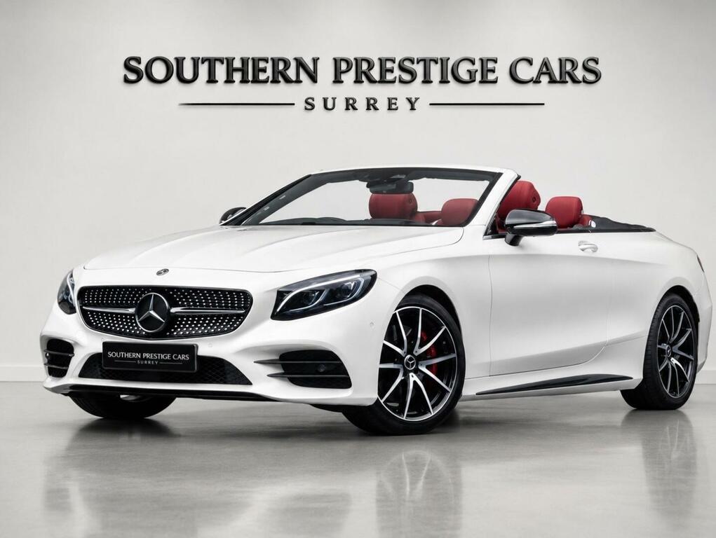 Mercedes-Benz S Class 4.0 S560 V8 Biturbo Amg Line Premium Cabriolet G White