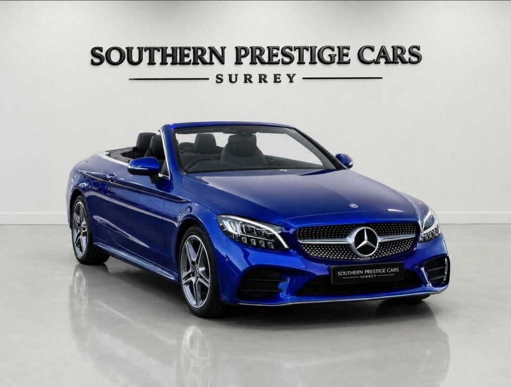 Mercedes-Benz C Class 2.0 C220d Amg Line Cabriolet G-tronic Euro 6 Ss KM70CTU Blue