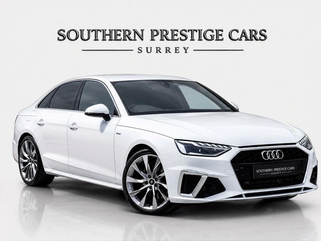 Audi A4 2.0 Tfsi 40 S Line S Tronic Euro 6 Ss White
