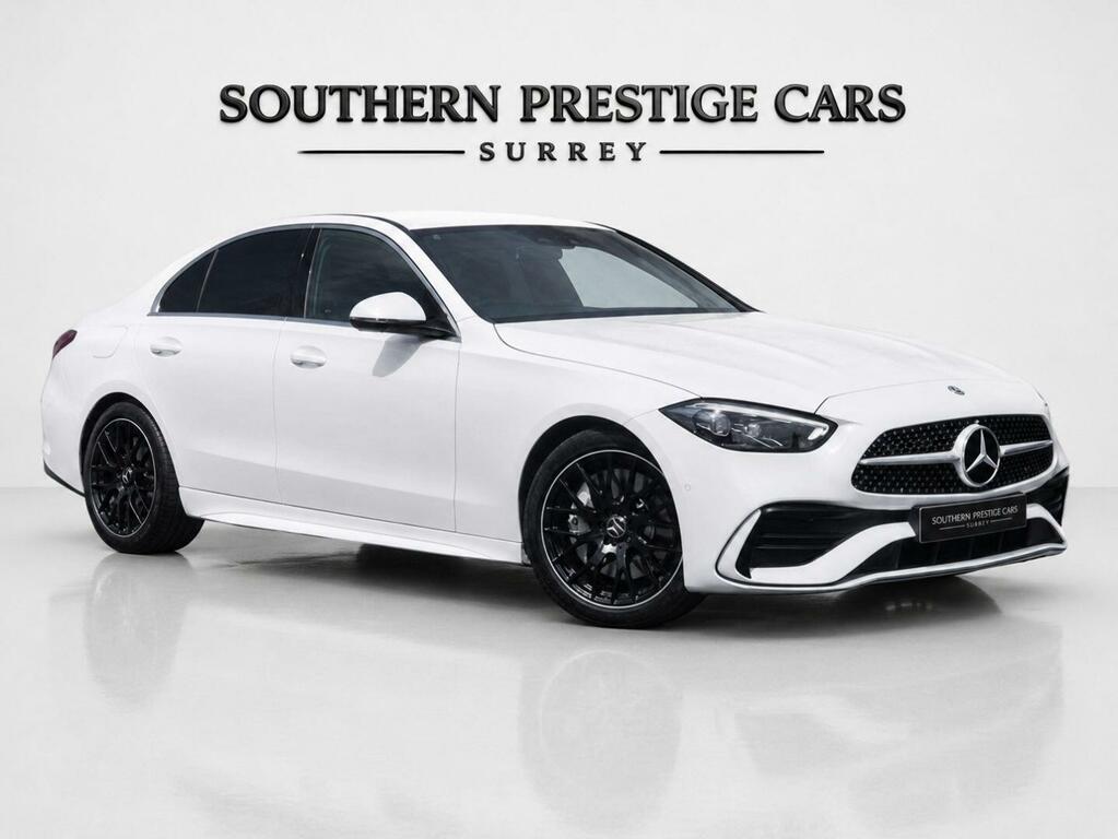 Mercedes-Benz C Class 1.5 C200h Mhev Amg Line G-tronic Euro 6 Ss White
