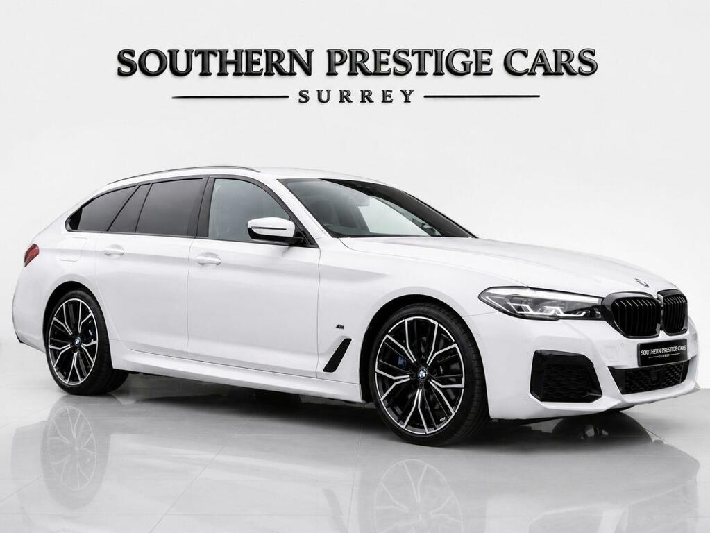BMW 5 Series 2.0 520I Mht M Sport Touring Steptronic Euro 6 S White